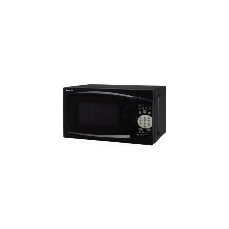 Countertop Microwave In Black Ft Magic Chef Mcm770b1 0 7 Cu